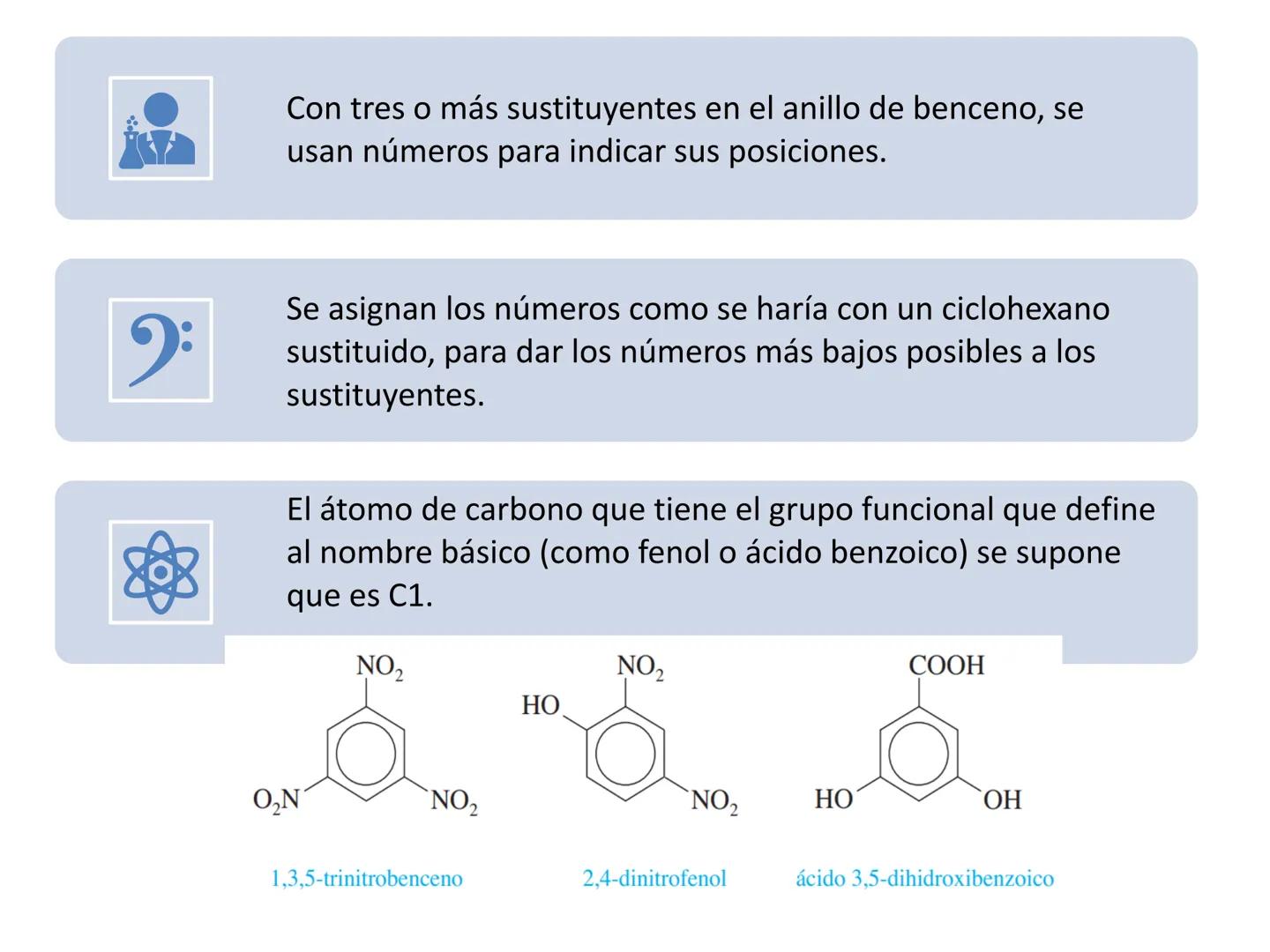 El anillo bencénico y propiedades aromáticas
Nomenclatura de los compuestos del benceno •
Descubrimiento del Benceno
En 1825, Michael Farada