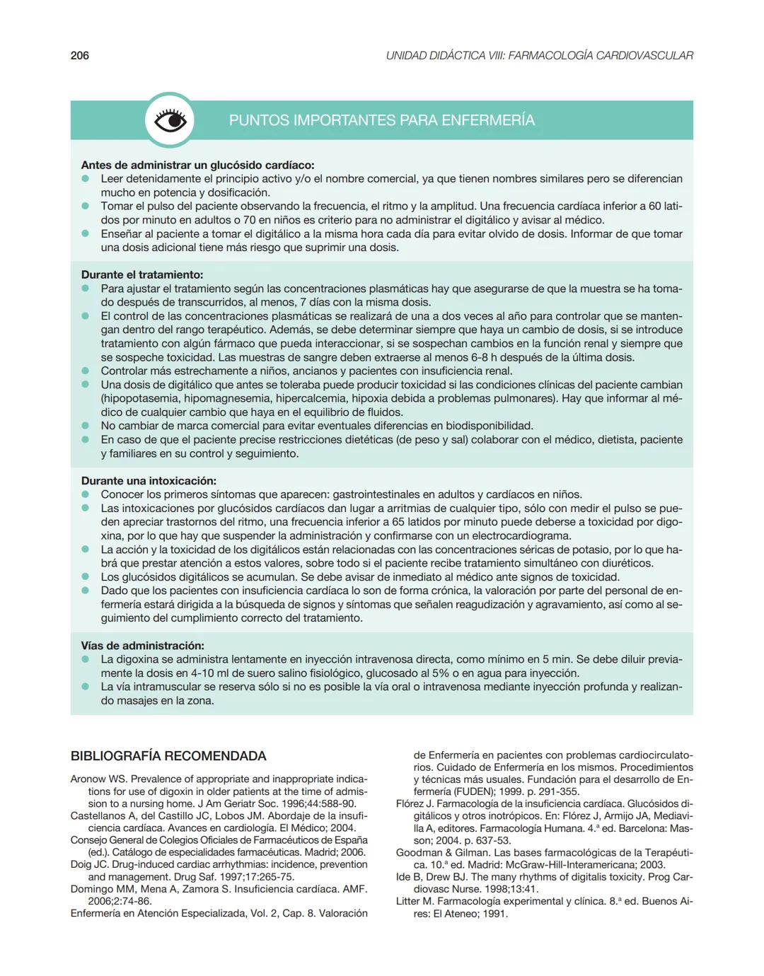 # UNIDAD DIDÁCTICA VIII
FARMACOLOGIA
CARDIOVASCULAR
24
GLUCÓSIDOS CARDÍACOS
C. Fraile Clemente y M.A. Ocaña Gómez
OBJETIVOS
* Conocer l
