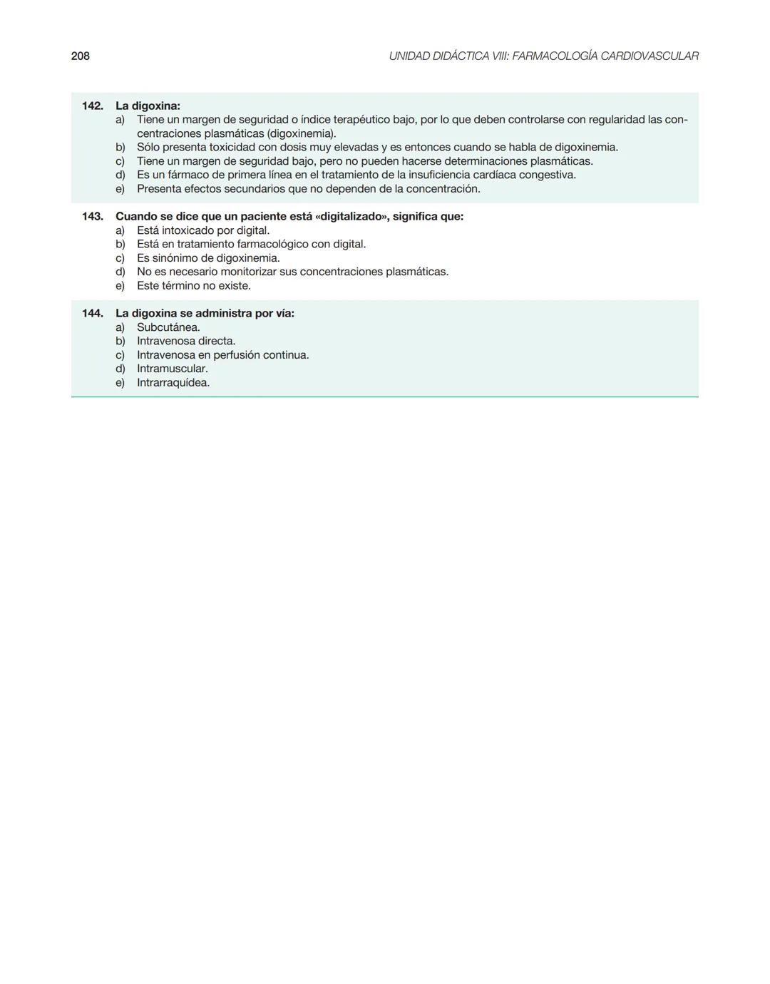 # UNIDAD DIDÁCTICA VIII
FARMACOLOGIA
CARDIOVASCULAR
24
GLUCÓSIDOS CARDÍACOS
C. Fraile Clemente y M.A. Ocaña Gómez
OBJETIVOS
* Conocer l