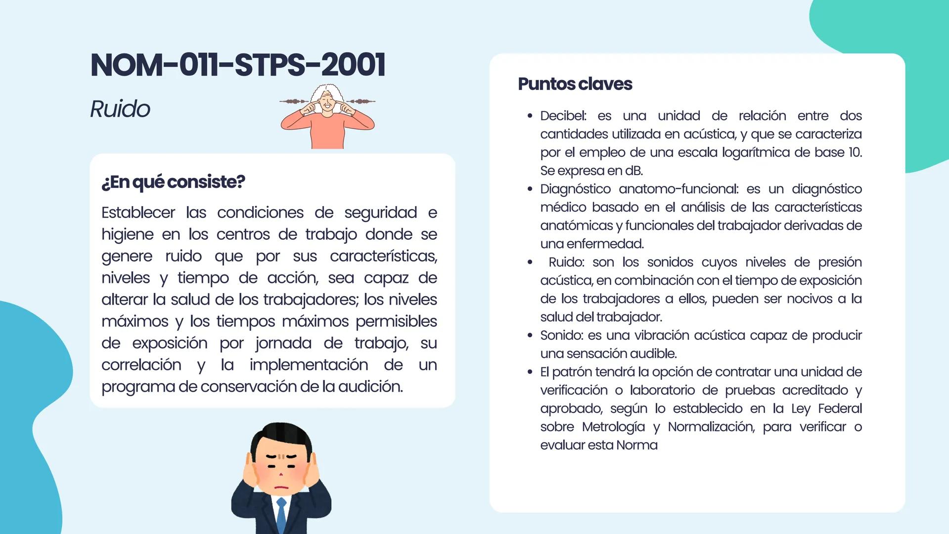 NOM
2.2 NORMAS OFICIALES
MEXICANAS (NOM-STPS)
EQUIPO 2
↑ Marco legal
NORMAS OFICIALES
MEXICANAS
STPS
Salud
Seguridad
Organización
+