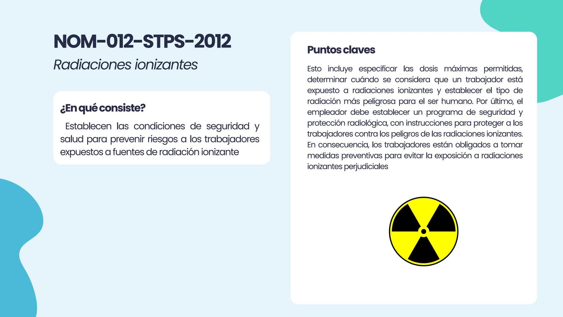 NOM
2.2 NORMAS OFICIALES
MEXICANAS (NOM-STPS)
EQUIPO 2
↑ Marco legal
NORMAS OFICIALES
MEXICANAS
STPS
Salud
Seguridad
Organización
+