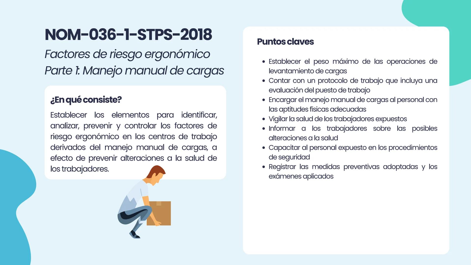NOM
2.2 NORMAS OFICIALES
MEXICANAS (NOM-STPS)
EQUIPO 2
↑ Marco legal
NORMAS OFICIALES
MEXICANAS
STPS
Salud
Seguridad
Organización
+