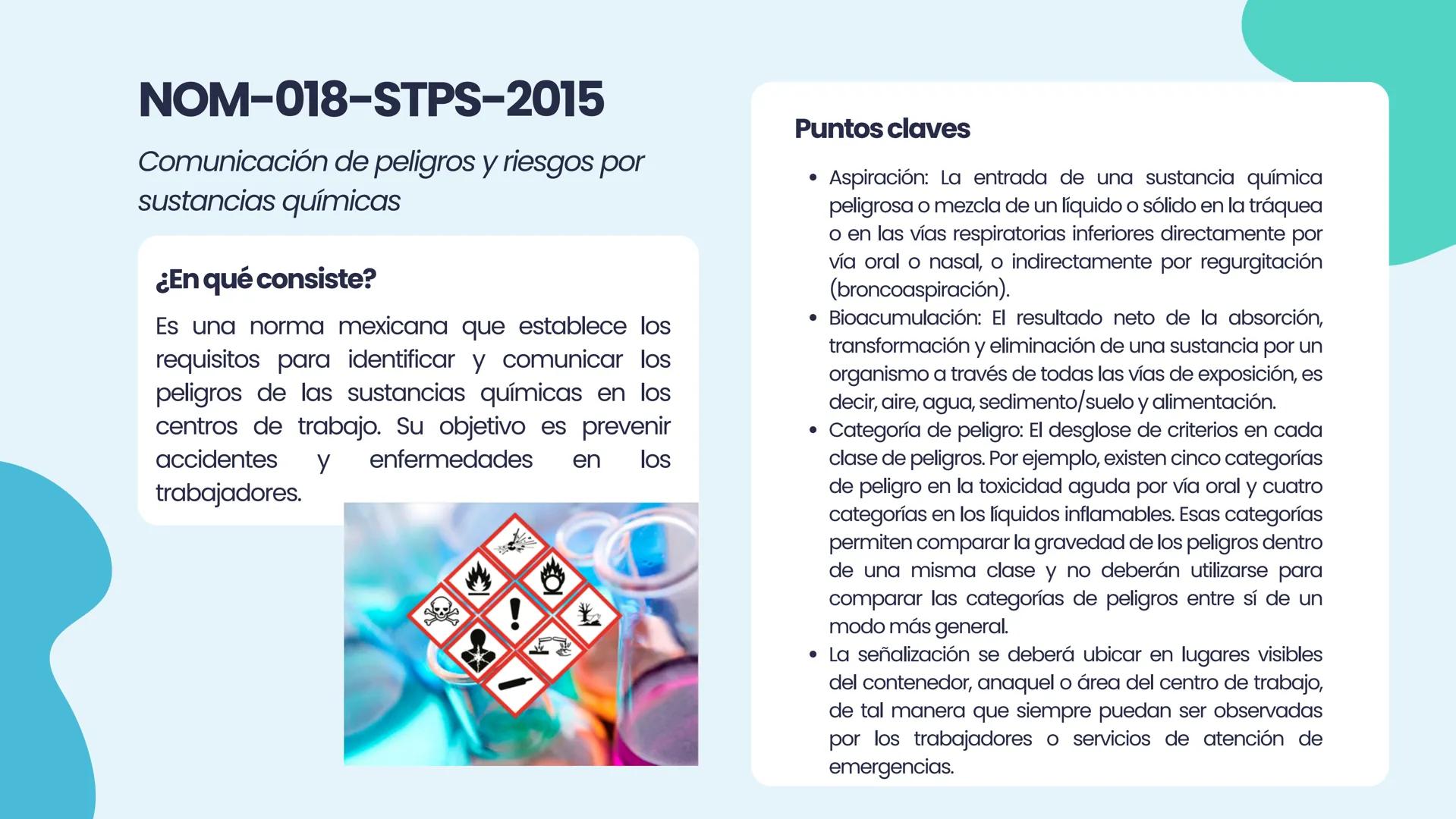 NOM
2.2 NORMAS OFICIALES
MEXICANAS (NOM-STPS)
EQUIPO 2
↑ Marco legal
NORMAS OFICIALES
MEXICANAS
STPS
Salud
Seguridad
Organización
+