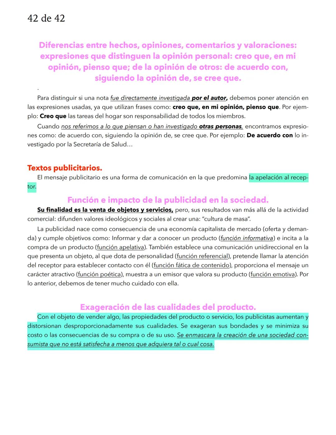 1 de 42
# ESPAÑOL
## Obtención de información.
Vivimos en un mundo globalizado en el cual la información se encuentra por todas partes (l