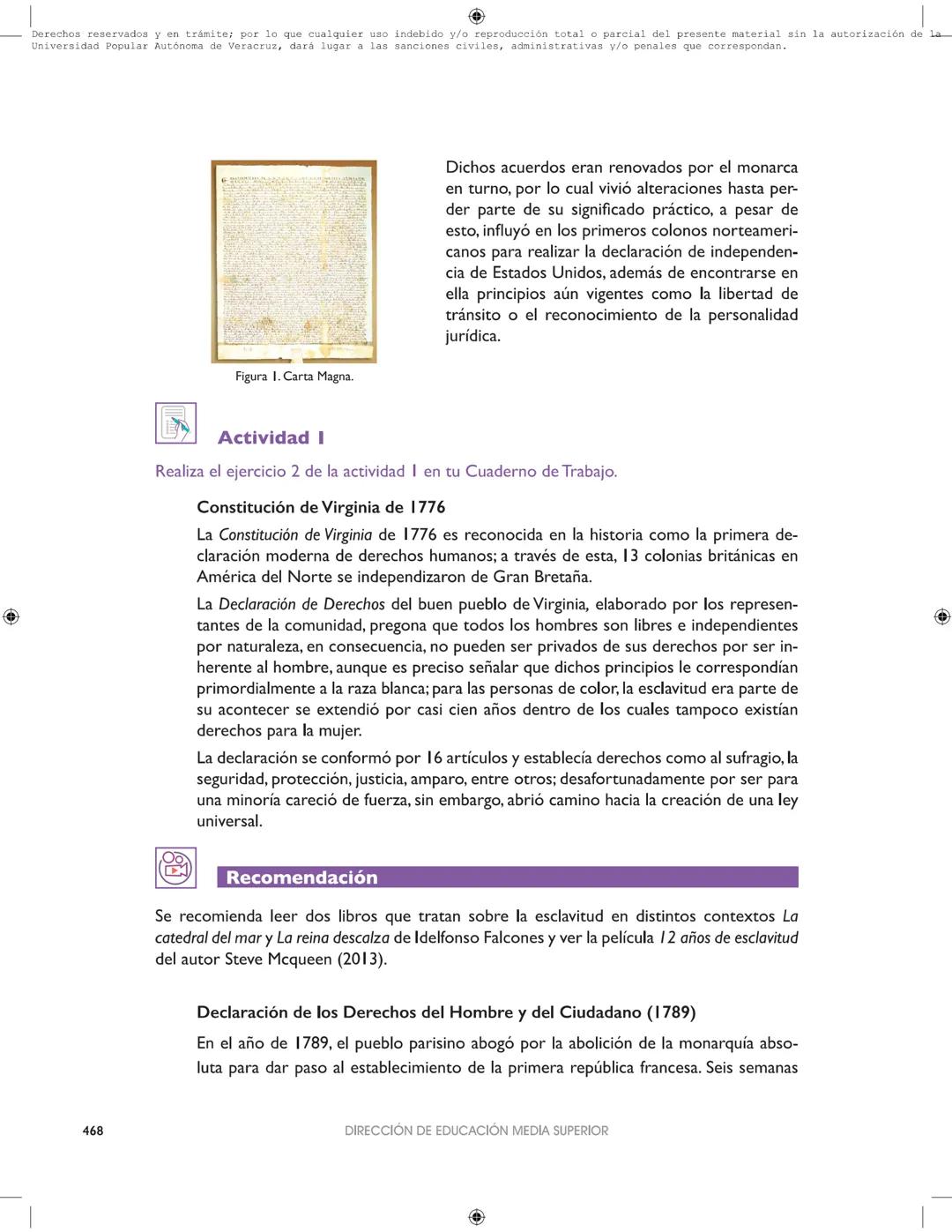 Derechos reservados y en trámite; por lo que cualquier uso indebido y/o reproducción total o parcial del presente material sin la autorizaci