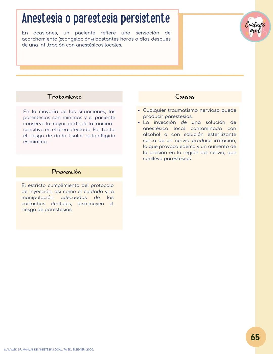 # Técnicas de
anestesia
@Cuidado_oral
@Cuidado.oral # Indice
Pagina 51 (BNAI)
Pagina 64-65 (Gol-gates)
Anestésicos locales
3-12
Considerac