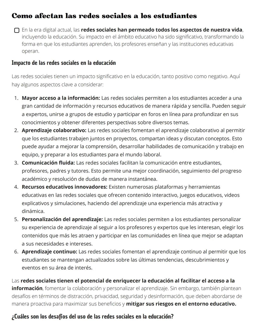 # Como afectan las redes sociales a los estudiantes
En la era digital actual, las redes sociales han permeado todos los aspectos de nuestra