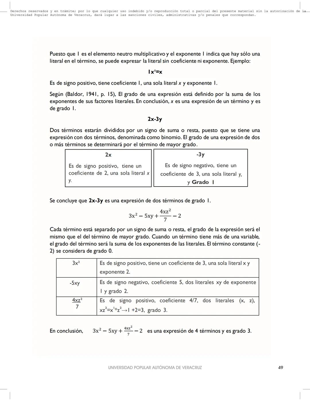Derechos reservados y en trámite; por lo que cualquier uso indebido y/o reproducción total o parcial del presente material sin la autorizaci