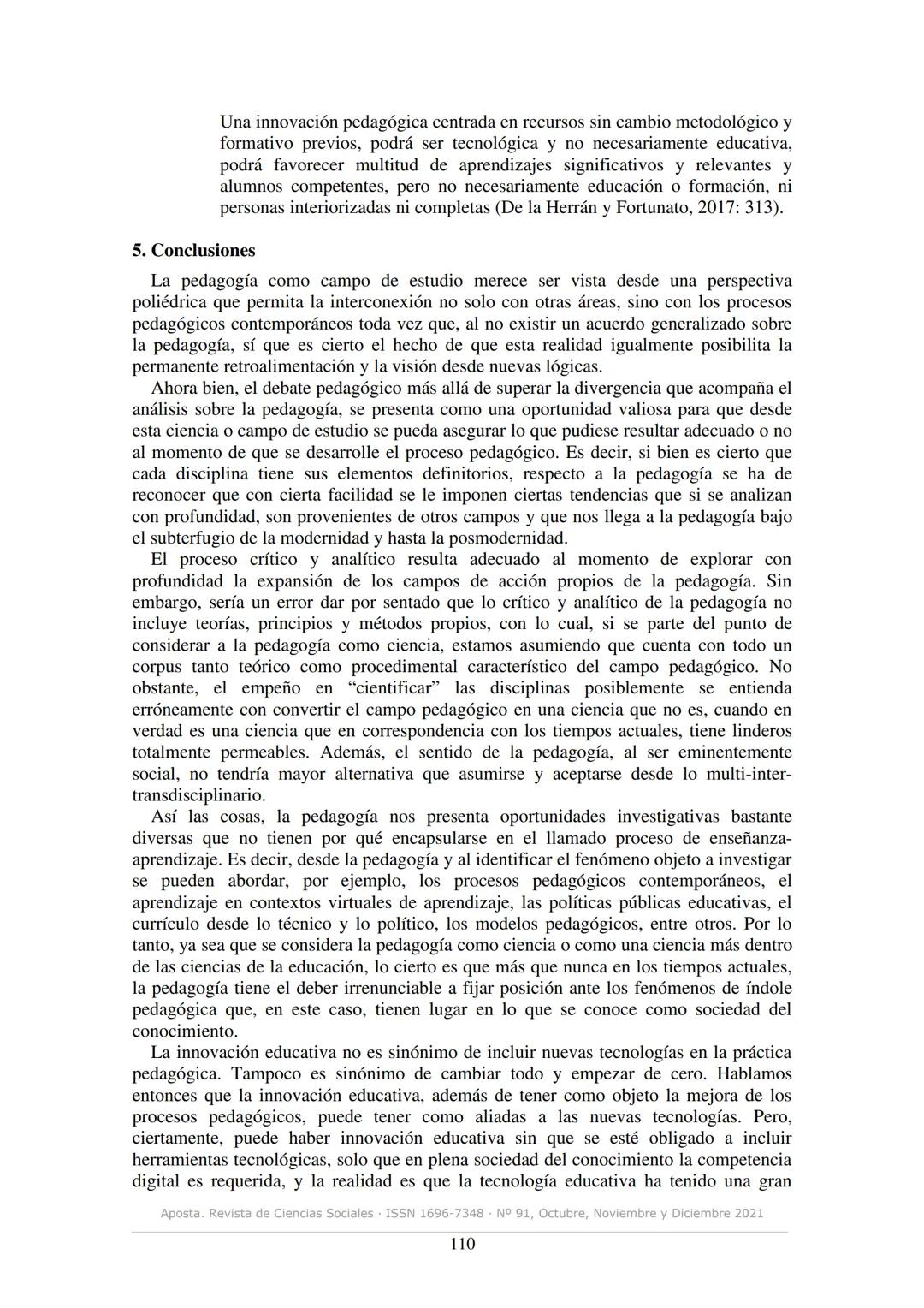 # aposta
revista de ciencias sociales
ISSN 1696-7348
N° 91, Octubre, Noviembre y Diciembre 2021
# Pedagogías emergentes: una aproximación e