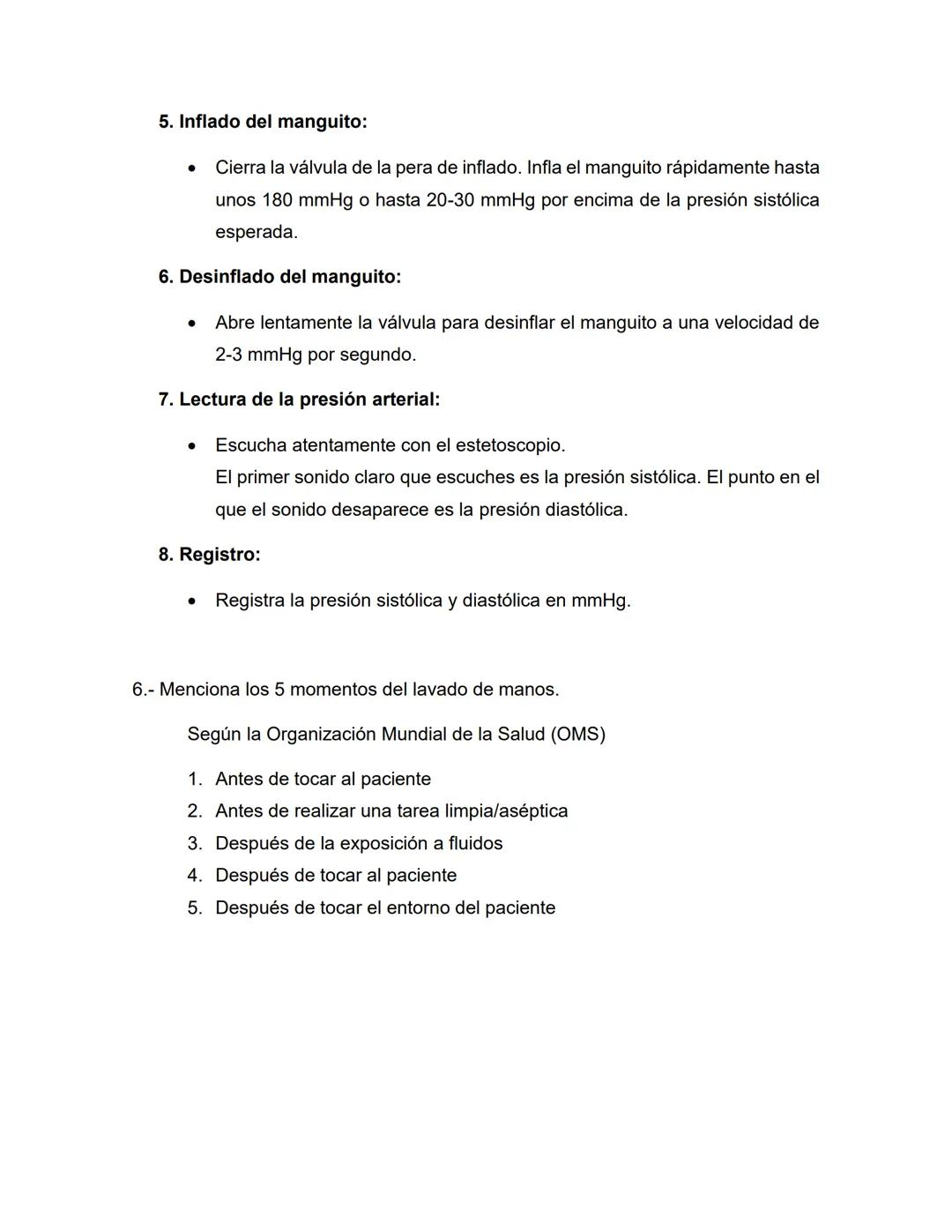 # PRÁCTICA INTEGRADORA I
## PREGUNTAS DE EXAMEN
1.- ¿Qué es el Proceso de Atención de Enfermería (PAE)?
El Proceso de Atención de Enferme