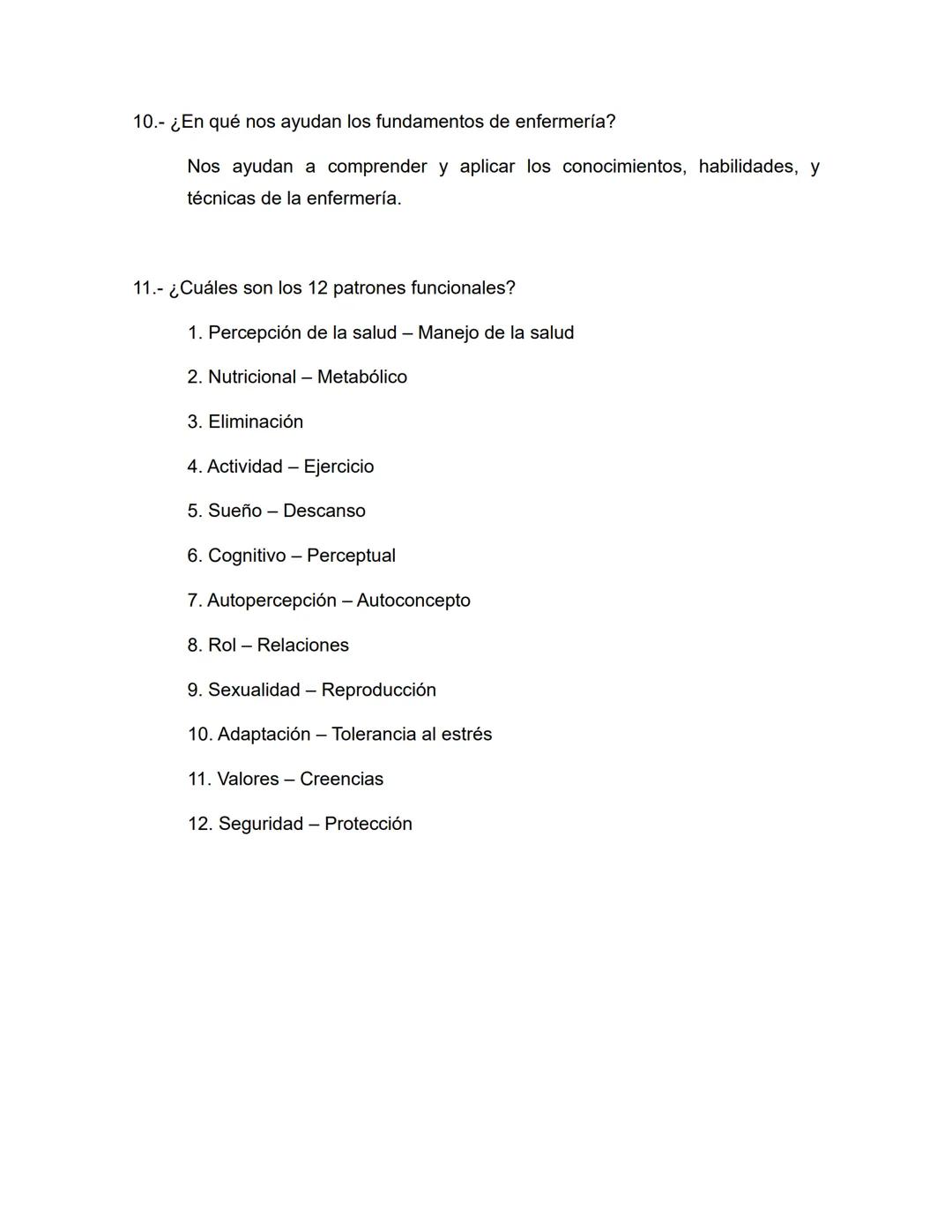# PRÁCTICA INTEGRADORA I
## PREGUNTAS DE EXAMEN
1.- ¿Qué es el Proceso de Atención de Enfermería (PAE)?
El Proceso de Atención de Enferme
