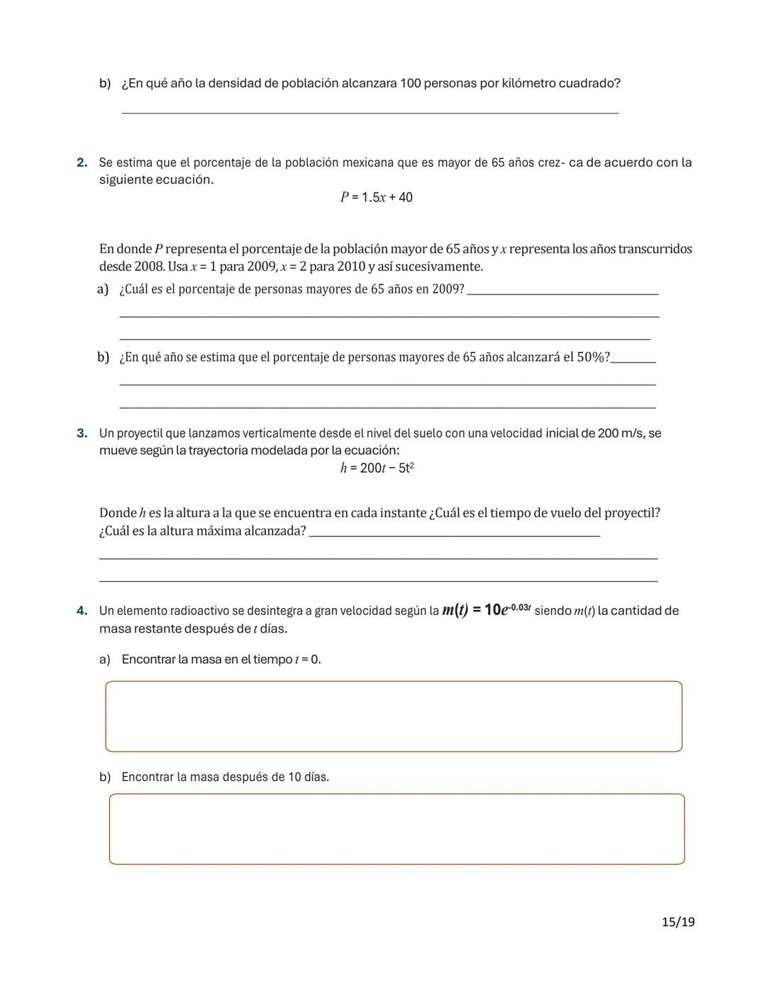 # TEMAS SELECTOS DE MATEMATICAS I
# PROGRESIÓN 3
Analiza funciones lineales y no lineales en el contexto de la modelación de
fenómenos de