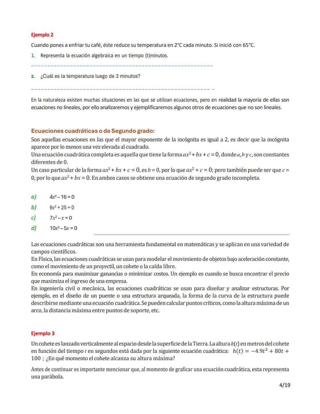 # TEMAS SELECTOS DE MATEMATICAS I
# PROGRESIÓN 3
Analiza funciones lineales y no lineales en el contexto de la modelación de
fenómenos de