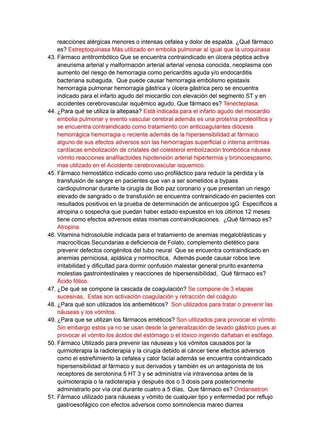 GUÍA SEGUNDO PARCIAL.
1. ¿Qué son los antiasmaticos? Son un grupo de fármacos utilizados para tratar el
asma utilizados para la prevención
