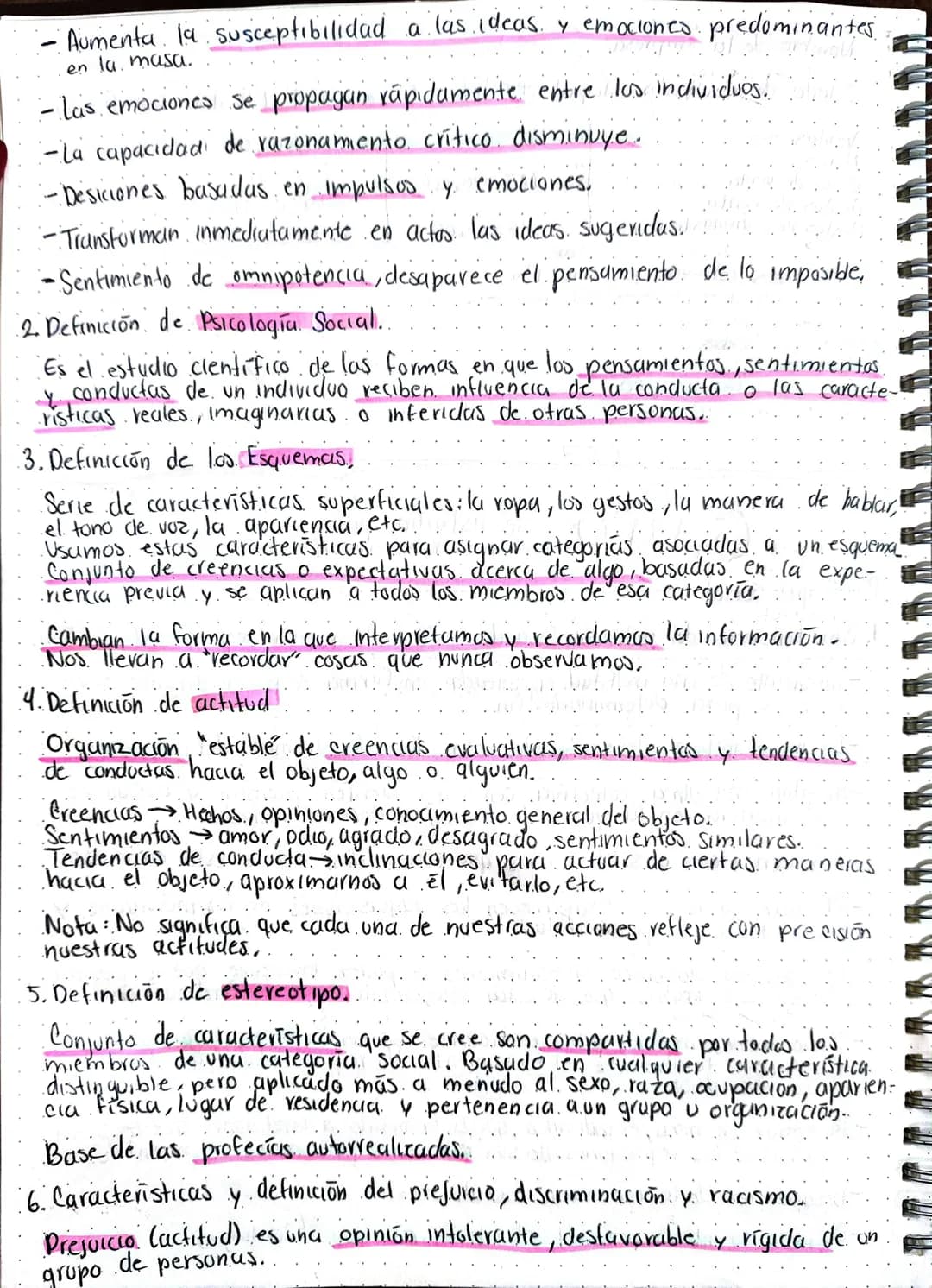 # Guia
de estudio para
el tercer examen
Psicología Social
1. Caracteristicas del individuo cuando esta en la masa segon Freud y Le Bon.
-