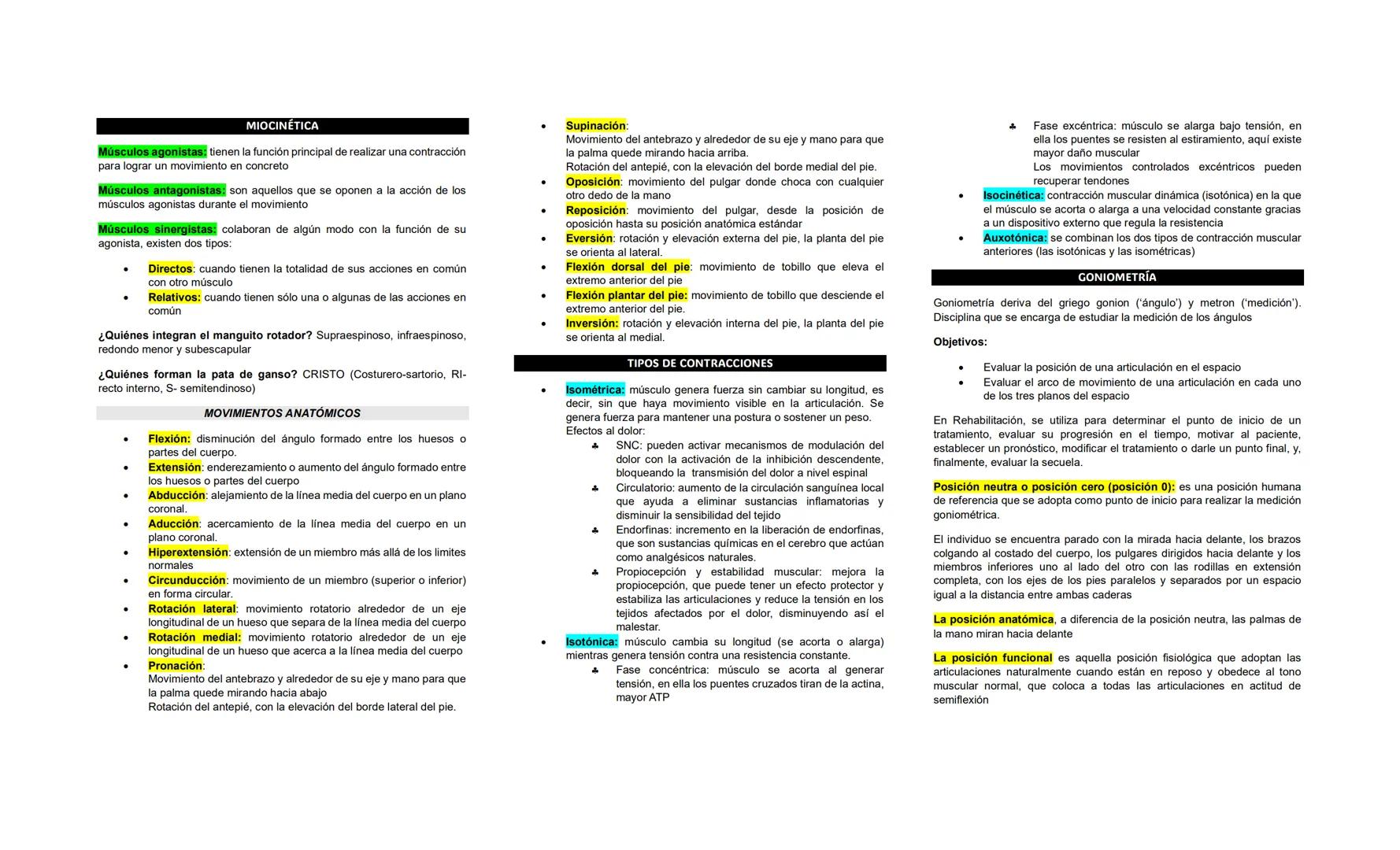 # PRIMER PARCIAL DE REHABILITACIÓN
1.- ¿Qué es la medicina de la rehabilitación? Rama médica que
desarrolla un conjunto de medidas de promo