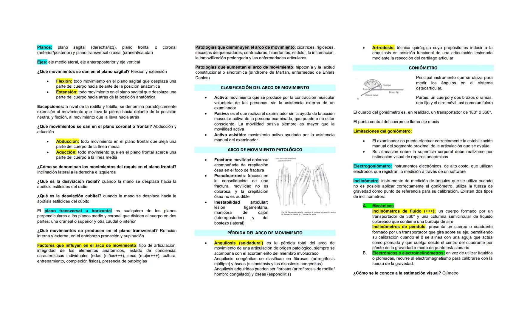 # PRIMER PARCIAL DE REHABILITACIÓN
1.- ¿Qué es la medicina de la rehabilitación? Rama médica que
desarrolla un conjunto de medidas de promo