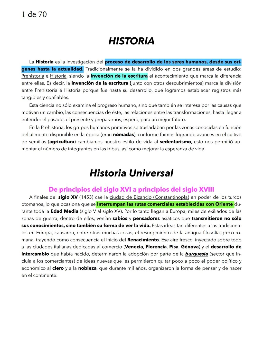 HISTORIA UNIVERSAL Y DE MEXICO!