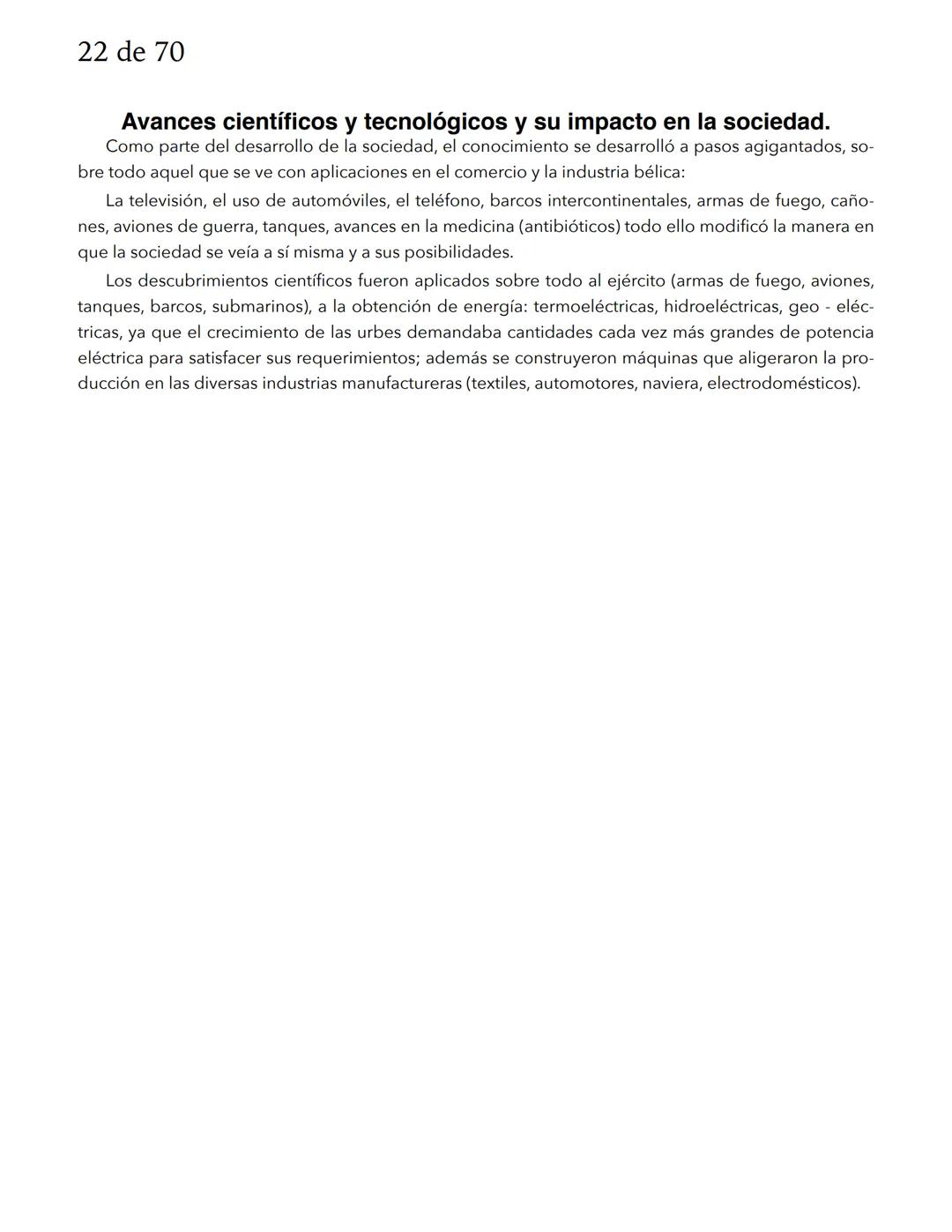 1 de 70
HISTORIA
La Historia es la investigación del proceso de desarrollo de los seres humanos, desde sus orí-
genes hasta la actualidad.