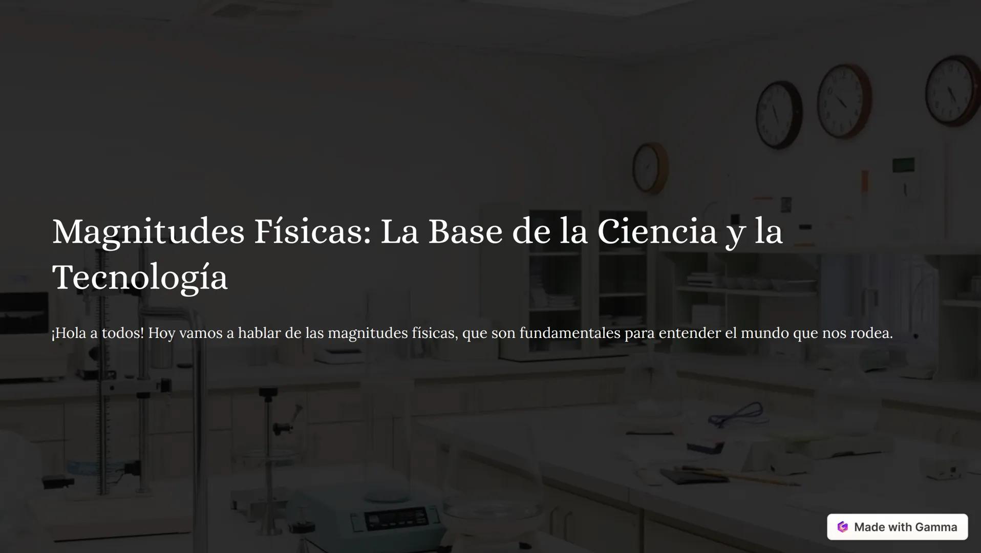 0
12
2
Magnitudes Físicas: La Base de la Ciencia y la
Tecnología
¡Hola a todos! Hoy vamos a hablar de las magnitudes físicas, que son fundam