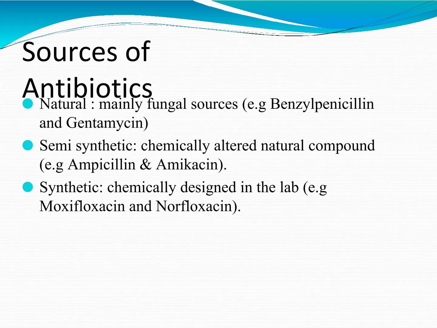 ANTIBIÓTICOS Síntesis de la
pared celular
Ciclosporina
Vancomicina
Bacitracina
Penicilina
Cefalosporina
Monobactams
Carbapenems
Metabolismo