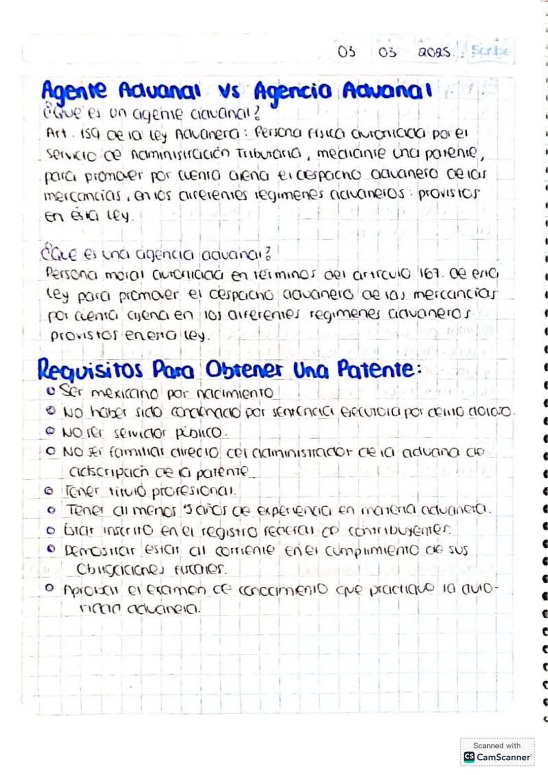 UNIDAD 2:
03 03
2025
El Papel Del Agente Aduanal:
ngente: persona que tiene a su cargo una agencia para gestionar
asuntos ajenos o prestar p