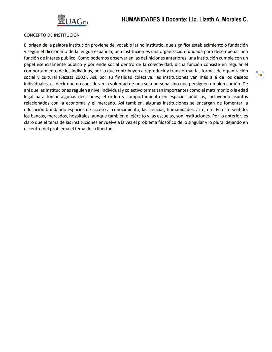 # UAGro
HUMANIDADES II Docente: Lic. Lizeth A. Morales C.
DISCURSO SOCIAL
¿Qué es el discurso social? En sociología, el discurso se defin