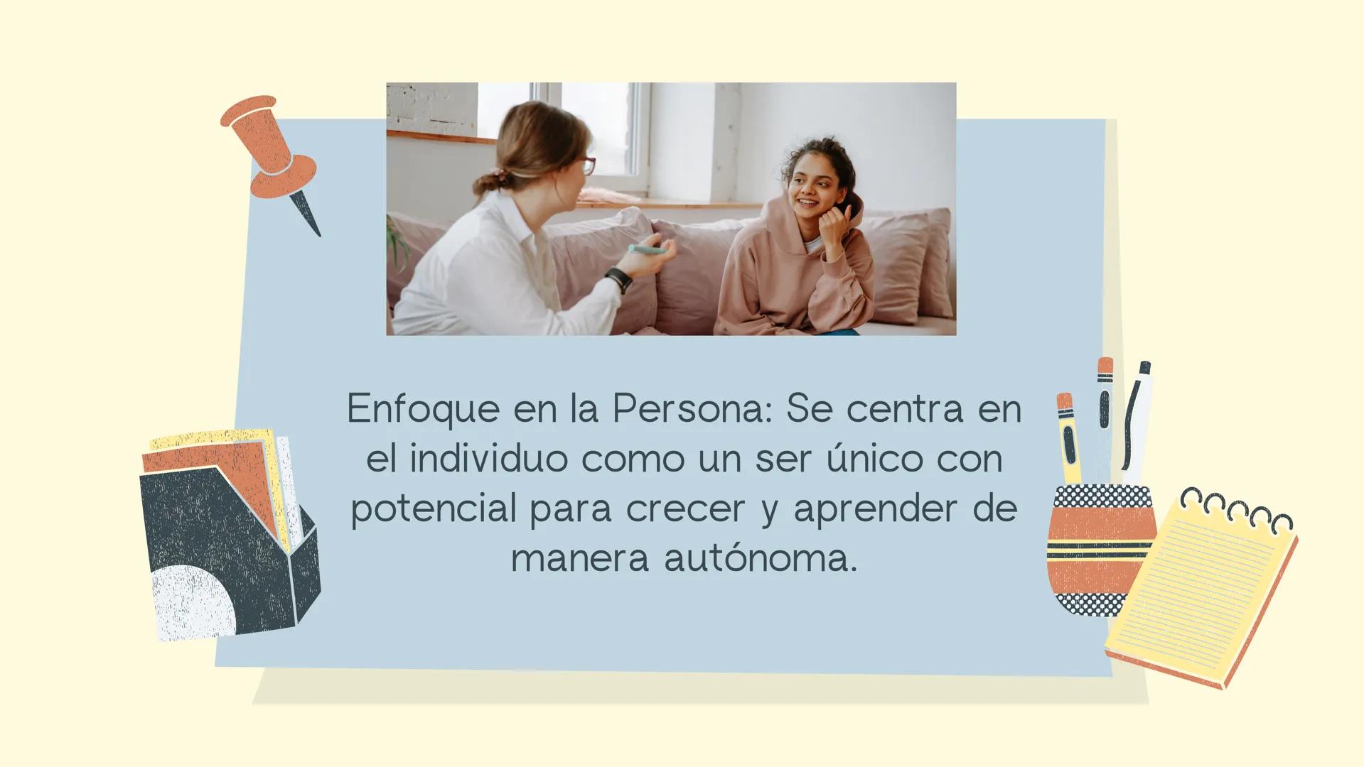 Humanismo
en la
educación 00.00
La teoría humanista en la
educación enfatiza el
desarrollo integral del
estudiante, promoviendo el
crecimie