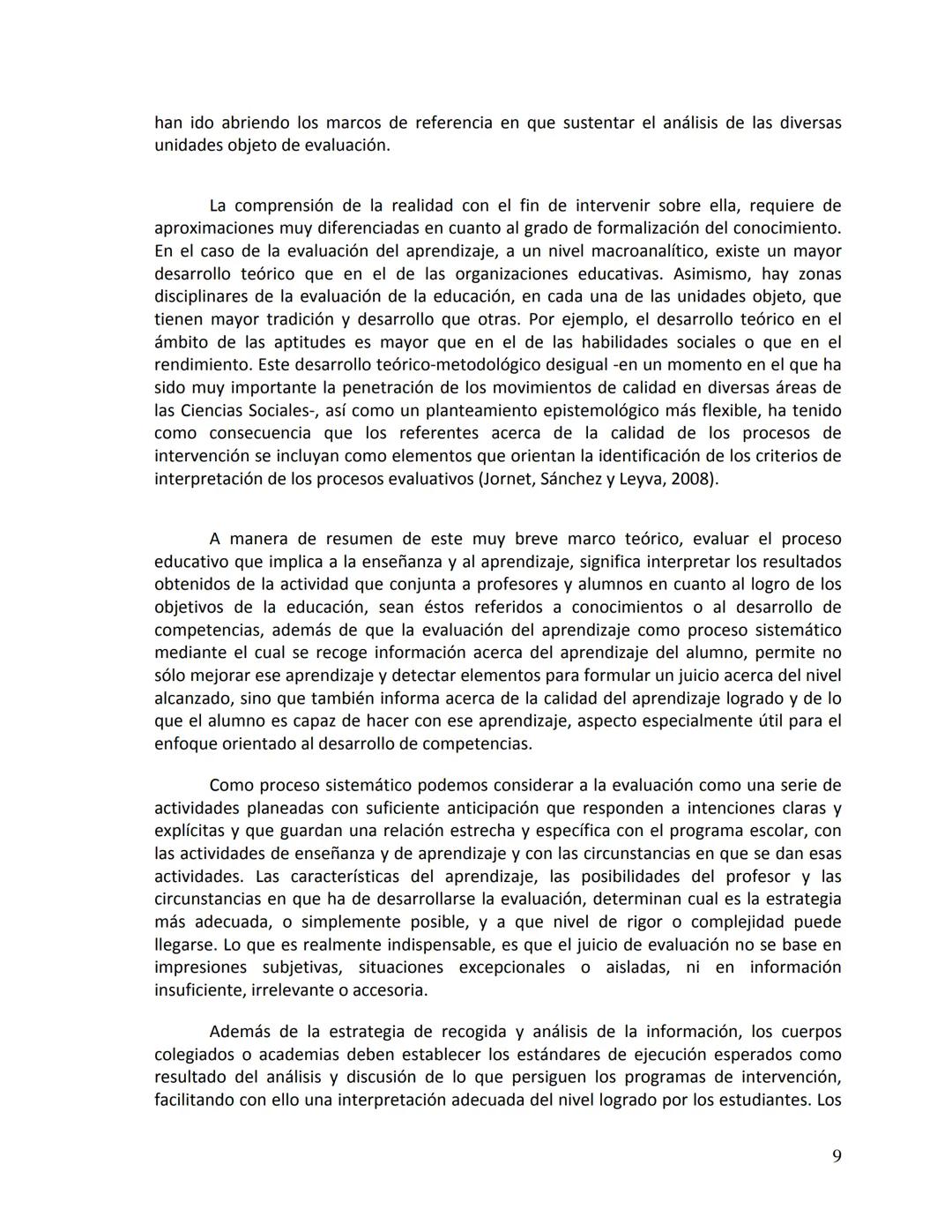 Evaluación del Aprendizaje: Una guía
práctica para profesores
Dra. Yolanda Edith Leyva Barajas
Marzo, 2010 Uno de los obstáculos que con m