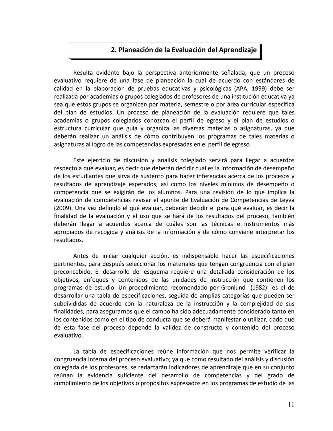 Evaluación del Aprendizaje: Una guía
práctica para profesores
Dra. Yolanda Edith Leyva Barajas
Marzo, 2010 Uno de los obstáculos que con m