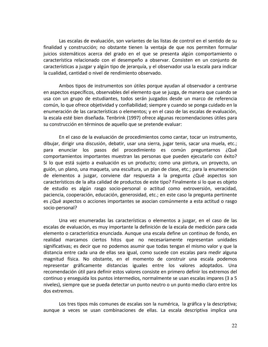 Evaluación del Aprendizaje: Una guía
práctica para profesores
Dra. Yolanda Edith Leyva Barajas
Marzo, 2010 Uno de los obstáculos que con m