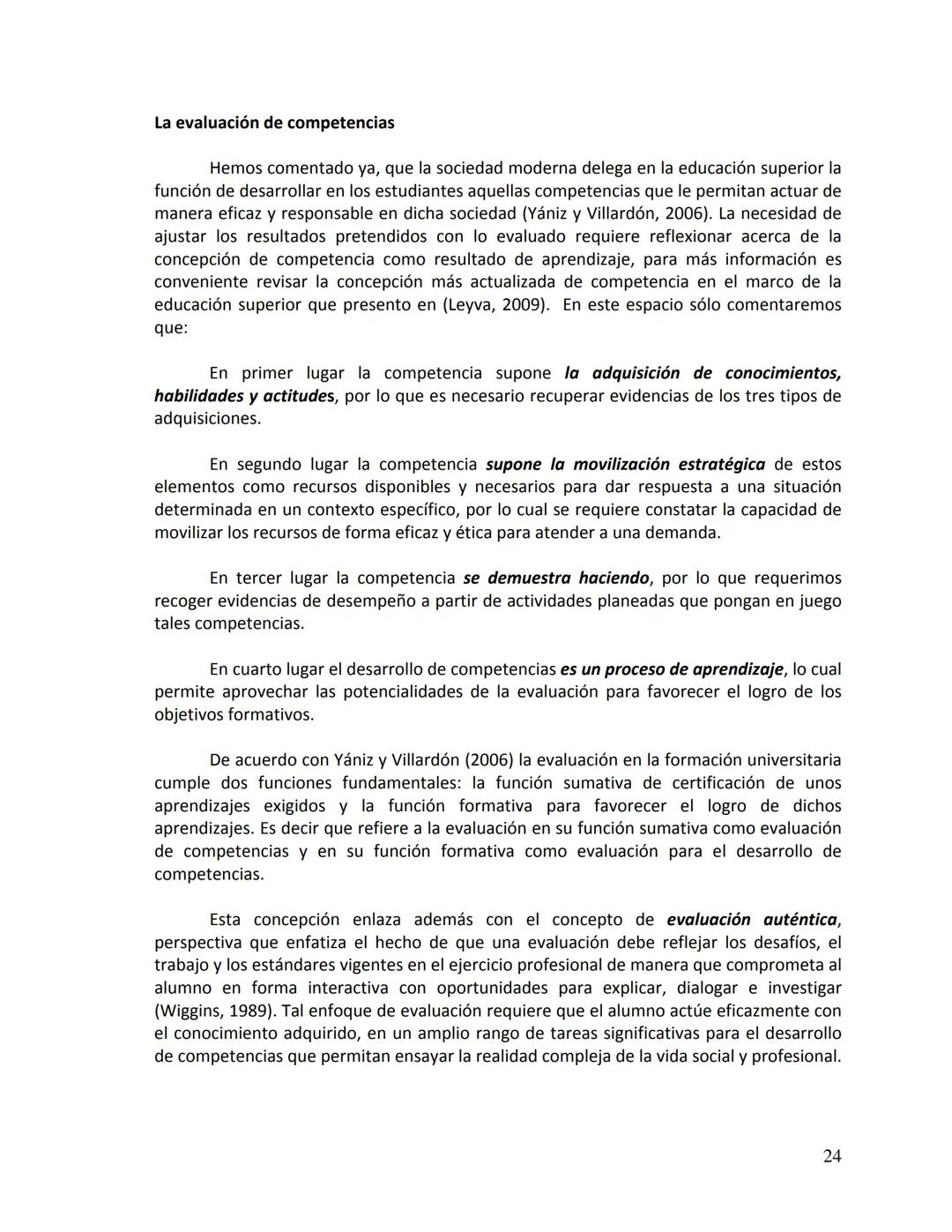 Evaluación del Aprendizaje: Una guía
práctica para profesores
Dra. Yolanda Edith Leyva Barajas
Marzo, 2010 Uno de los obstáculos que con m