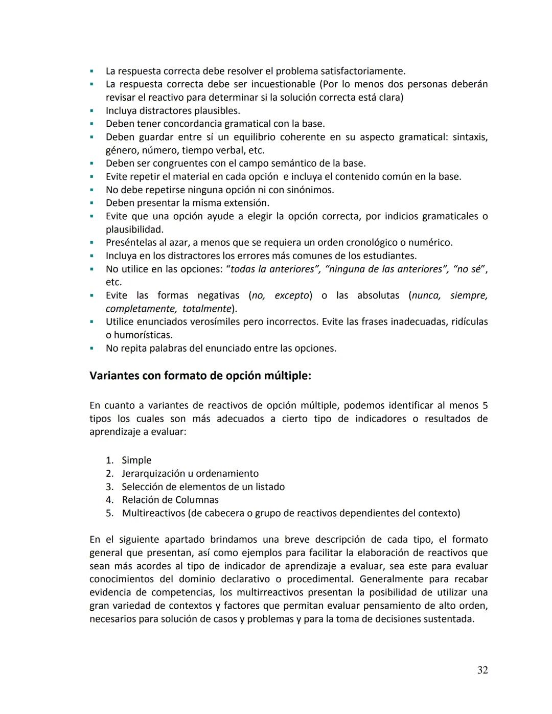 Evaluación del Aprendizaje: Una guía
práctica para profesores
Dra. Yolanda Edith Leyva Barajas
Marzo, 2010 Uno de los obstáculos que con m