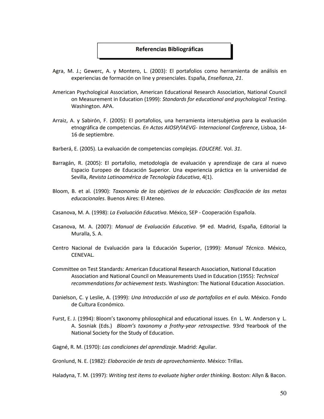 Evaluación del Aprendizaje: Una guía
práctica para profesores
Dra. Yolanda Edith Leyva Barajas
Marzo, 2010 Uno de los obstáculos que con m