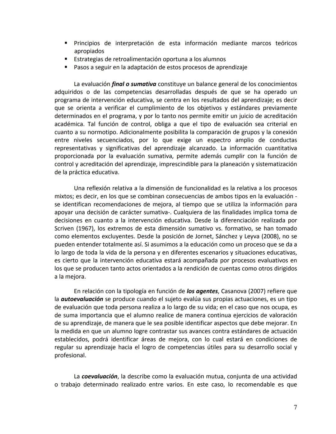 Evaluación del Aprendizaje: Una guía
práctica para profesores
Dra. Yolanda Edith Leyva Barajas
Marzo, 2010 Uno de los obstáculos que con m