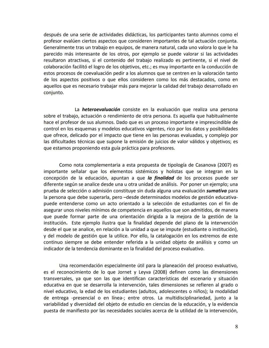 Evaluación del Aprendizaje: Una guía
práctica para profesores
Dra. Yolanda Edith Leyva Barajas
Marzo, 2010 Uno de los obstáculos que con m