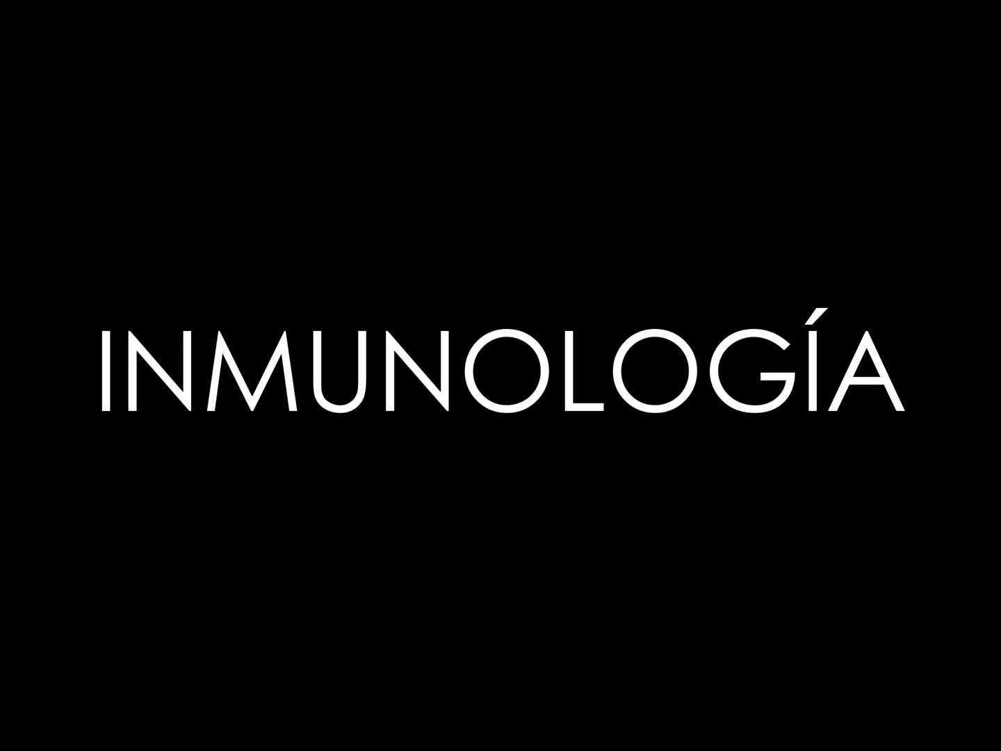# INMUNOLOGÍA # Inmunidad
La palabra inmunidad significa protección contra la enfermedad y, más en concreto, contra una enfermedad infeccio