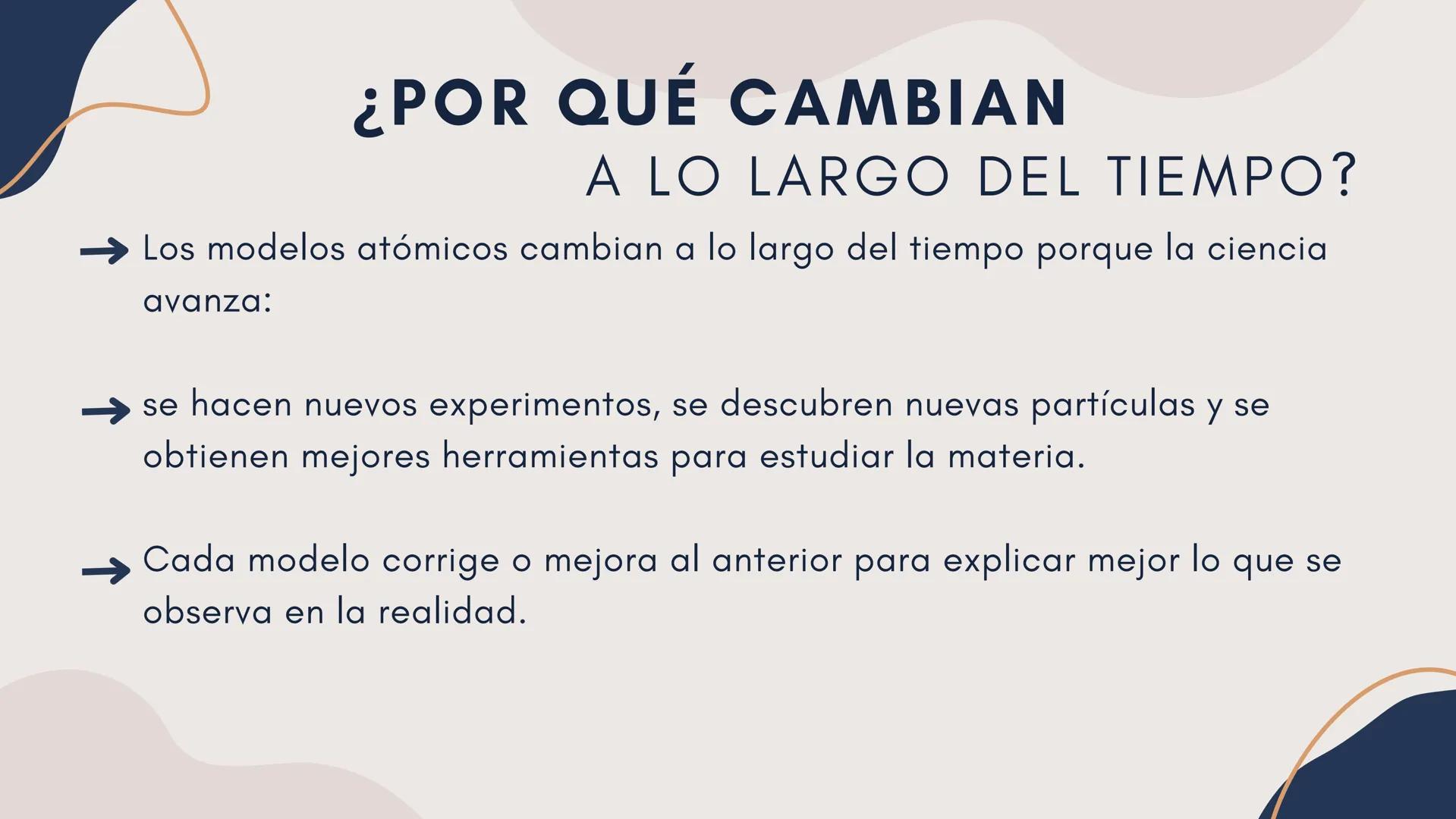 # MODELOS
# ATOMICOS
Química # ¿QUE ES
# UN MODELO ATOMICO?
→ Un modelo atómico es una representación
teórica que explica la estructura, e