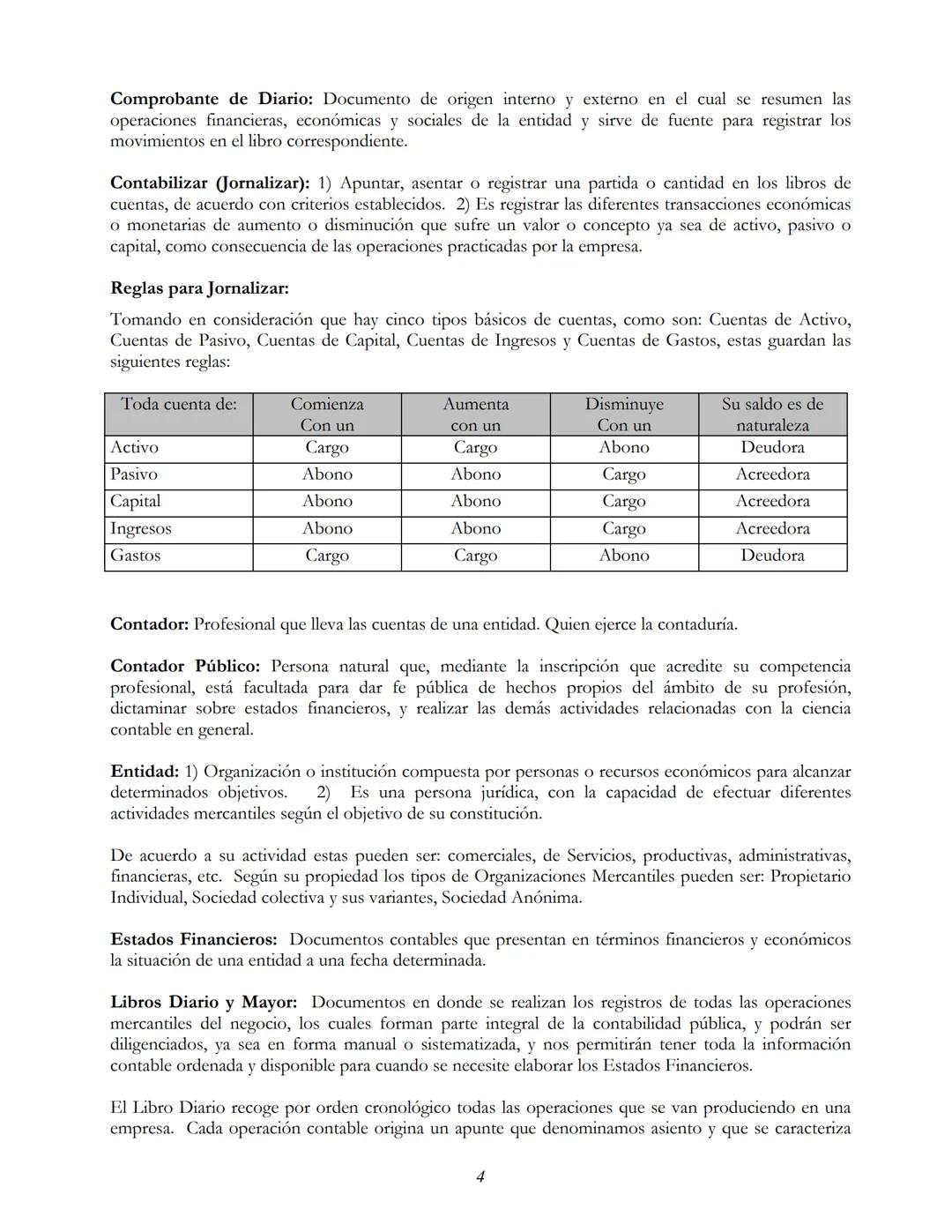 --- OCR Start ---
CONTABILIDAD
Conceptos
• Es la técnica que utilizan los contadores para Clasificar, Registrar, Ordenar y Analizar todas la