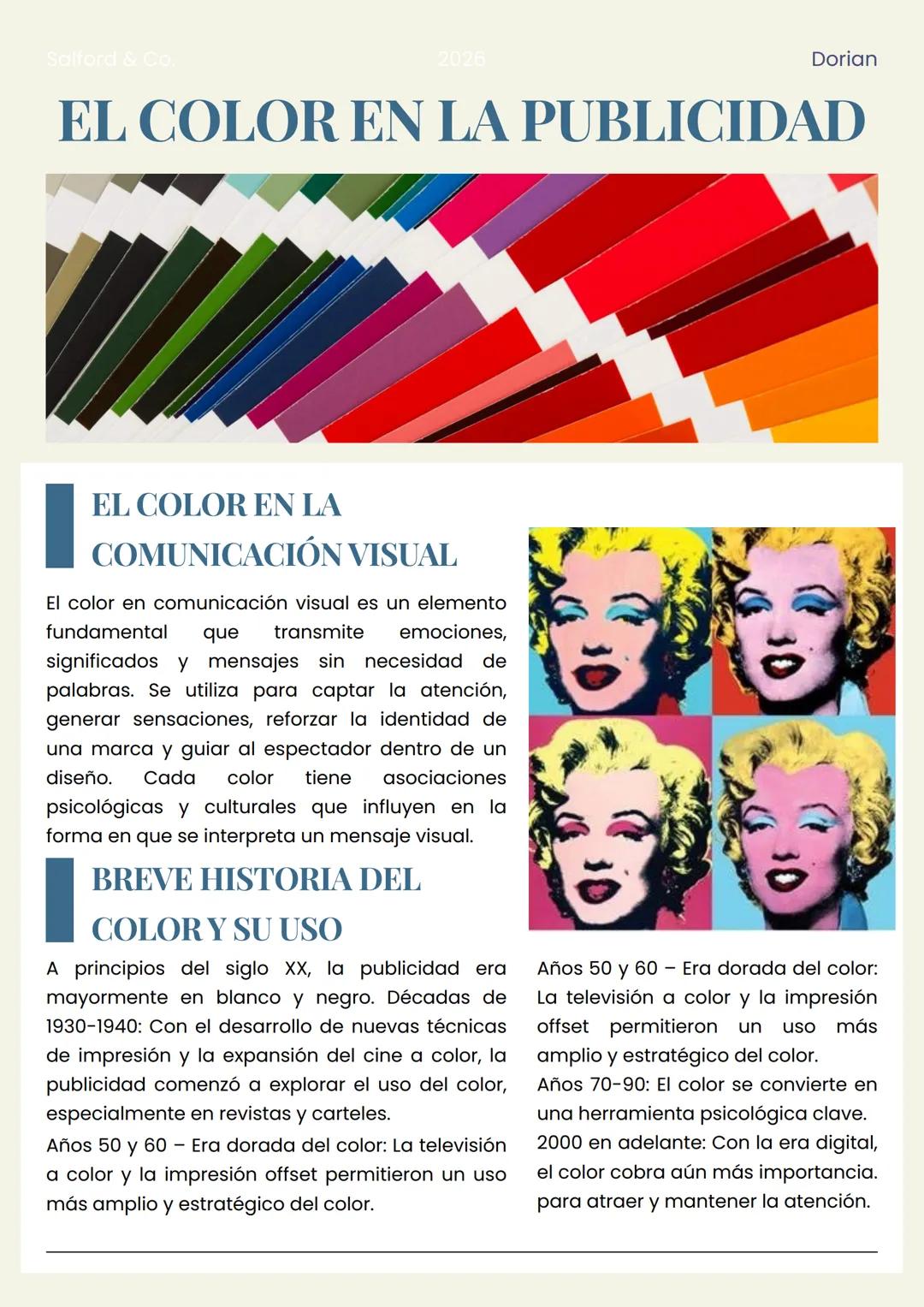 CBTIS NO.118 "JOSEFA ORTÍZ DE
DOMINGUEZ.
EMOCIÓN EN
PANTONE.
Cómo es que la publicidad utiliza los colores
para influir en la sociedad
PO