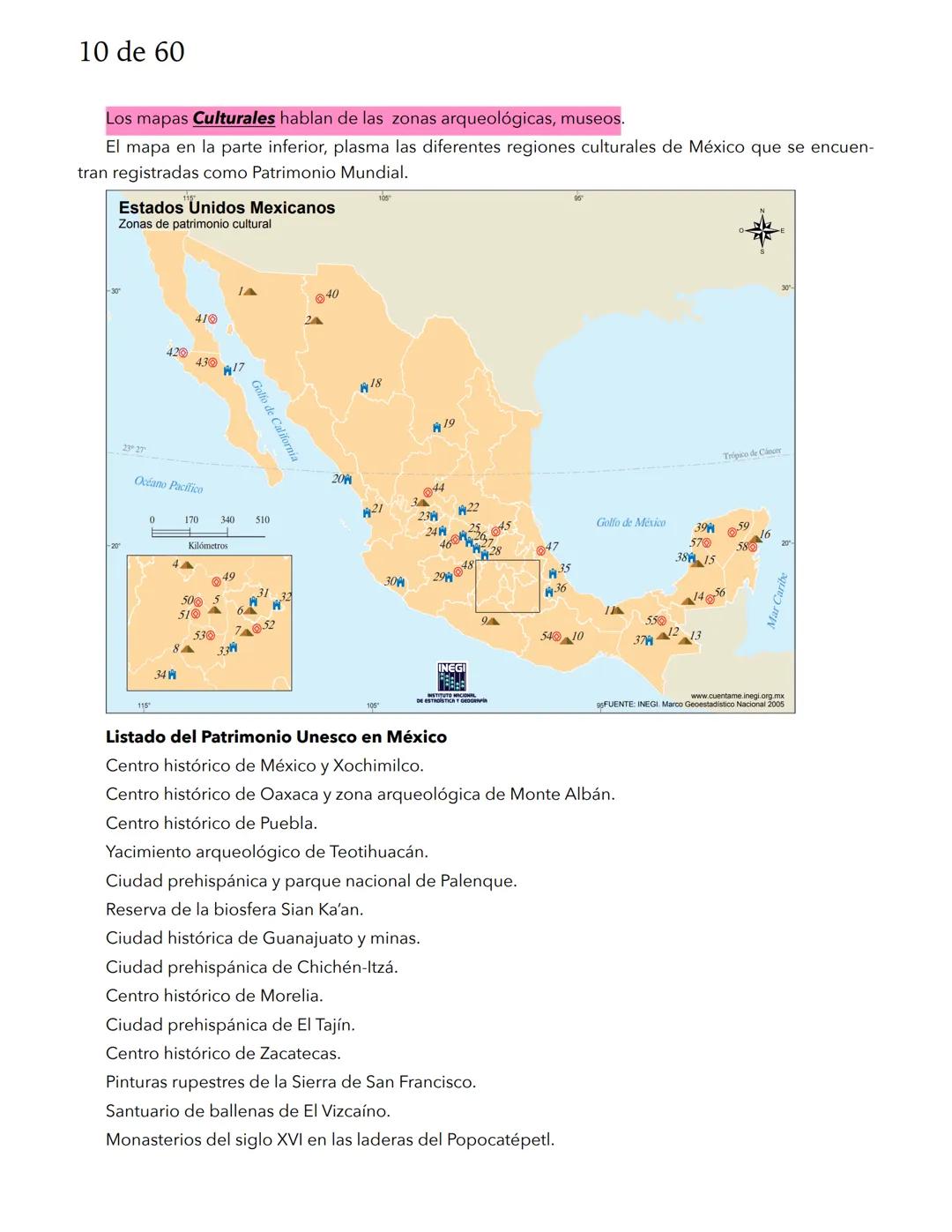 1 de 60
GEOGRAFÍA
El espacio geográfico y los mapas
El espacio, terrestre y marino, es el objeto de estudio de la Geografía y se define como