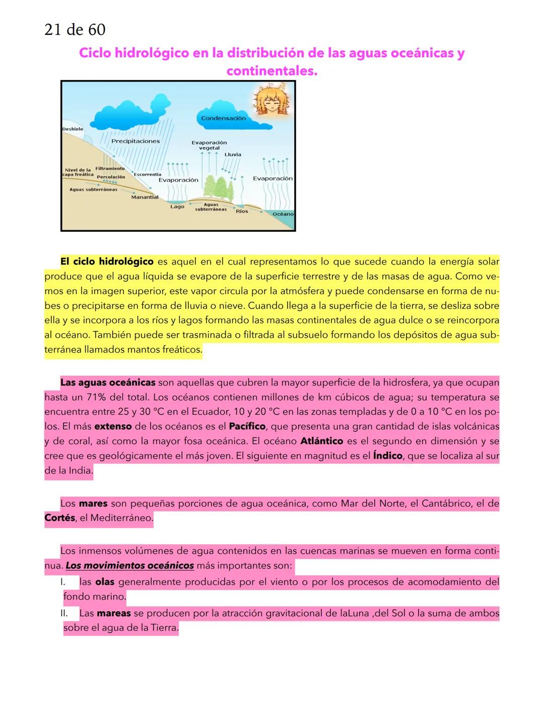 1 de 60
GEOGRAFÍA
El espacio geográfico y los mapas
El espacio, terrestre y marino, es el objeto de estudio de la Geografía y se define como