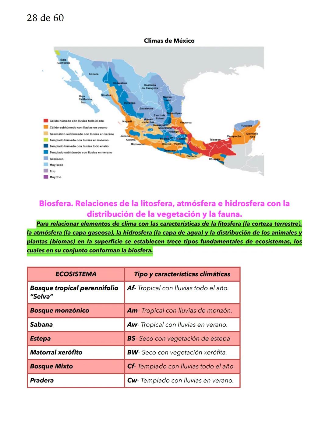 1 de 60
GEOGRAFÍA
El espacio geográfico y los mapas
El espacio, terrestre y marino, es el objeto de estudio de la Geografía y se define como