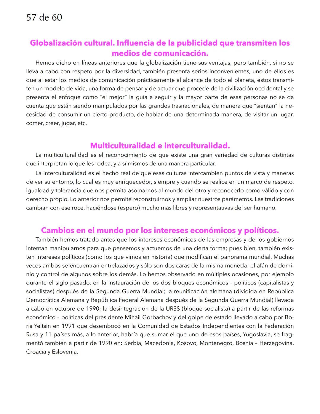 1 de 60
GEOGRAFÍA
El espacio geográfico y los mapas
El espacio, terrestre y marino, es el objeto de estudio de la Geografía y se define como