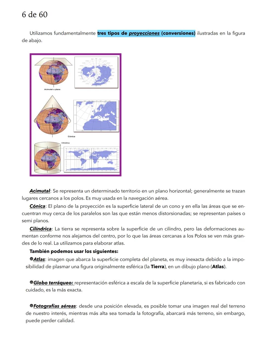 1 de 60
GEOGRAFÍA
El espacio geográfico y los mapas
El espacio, terrestre y marino, es el objeto de estudio de la Geografía y se define como