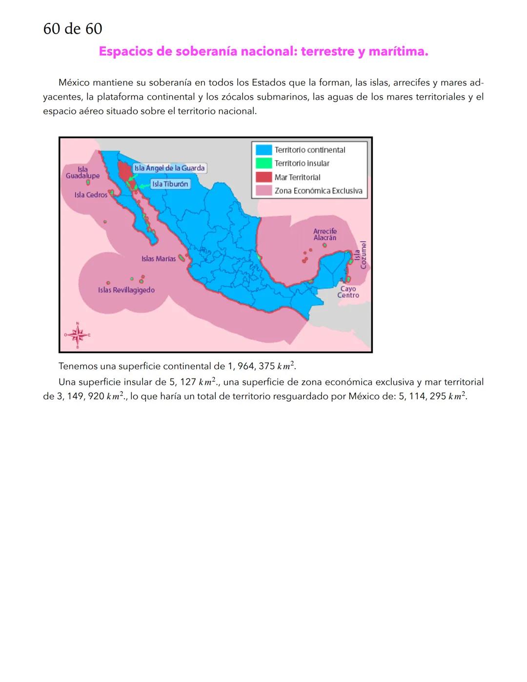 1 de 60
GEOGRAFÍA
El espacio geográfico y los mapas
El espacio, terrestre y marino, es el objeto de estudio de la Geografía y se define como