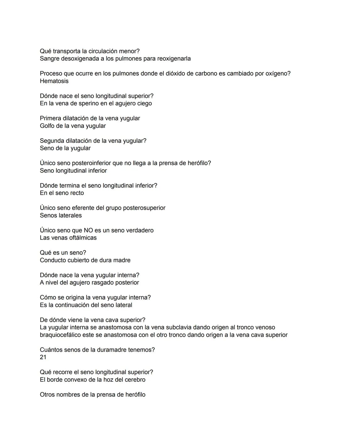 Preguntas Anato
Por dónde recibe y saca la sangre el corazón?
Recibe por las auriculas, saca por los ventrículos
Primera colateral de la A