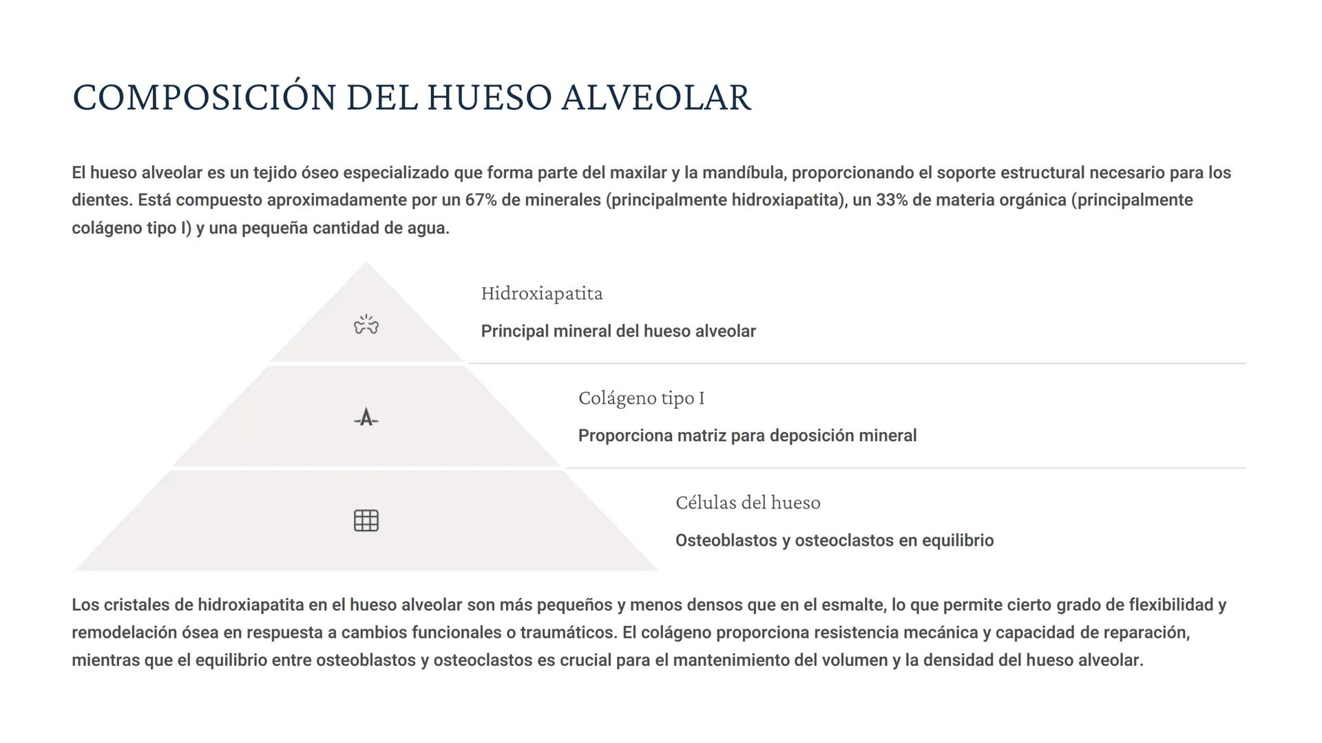# BIOQUÍMICA EN LOS TEJIDOS
DUROS
Los tejidos duros de la cavidad bucal son estructuras fundamentales para
la protección y funcionalidad de