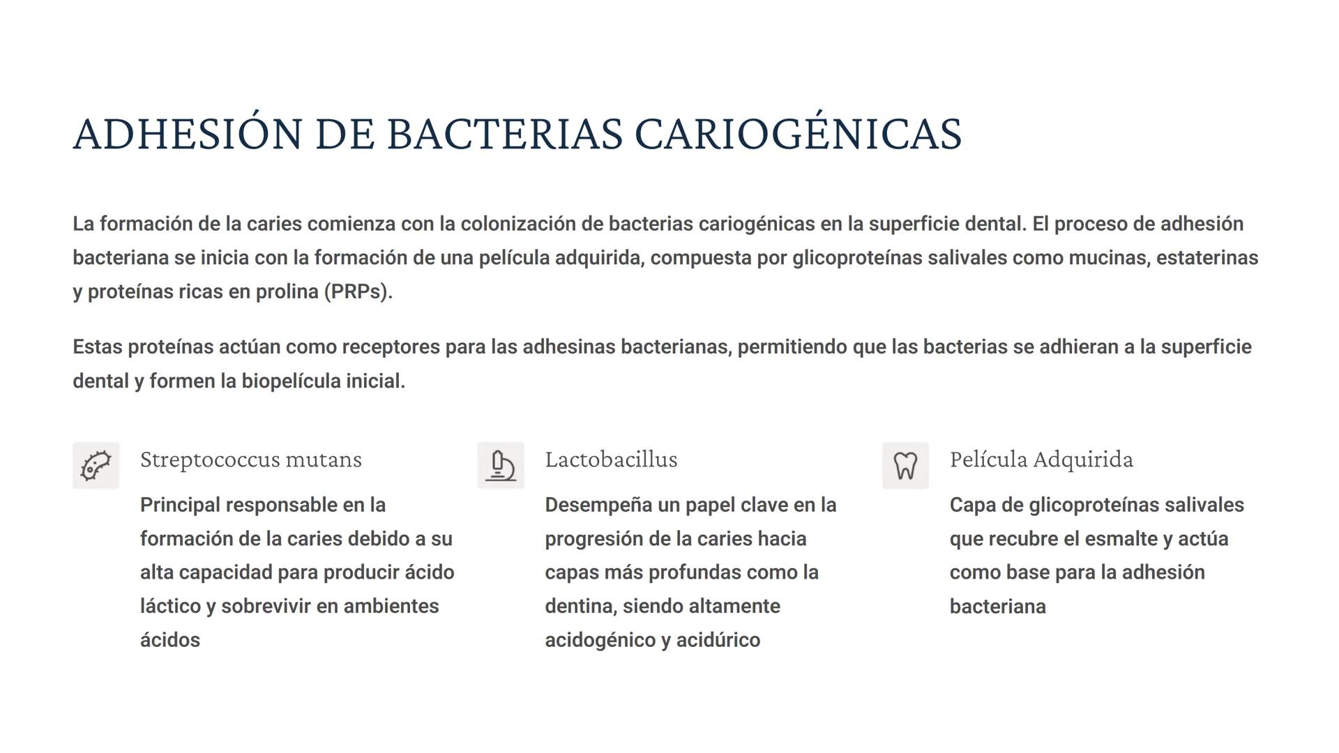 # BIOQUÍMICA DE LAS CARIES
La caries dental es una enfermedad infecciosa multifactorial que resulta de
la interacción prolongada entre los