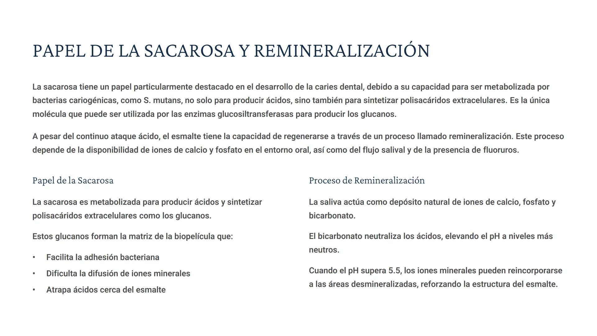 # BIOQUÍMICA DE LAS CARIES
La caries dental es una enfermedad infecciosa multifactorial que resulta de
la interacción prolongada entre los